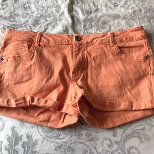 Mossimo Orange Shorts
